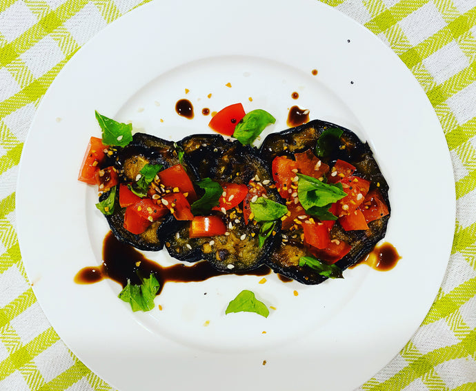 Garlic and Herb Grilled Eggplant