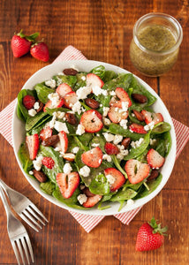 Lemon Poppy Seed and Strawberry Grilled Chicken Salad